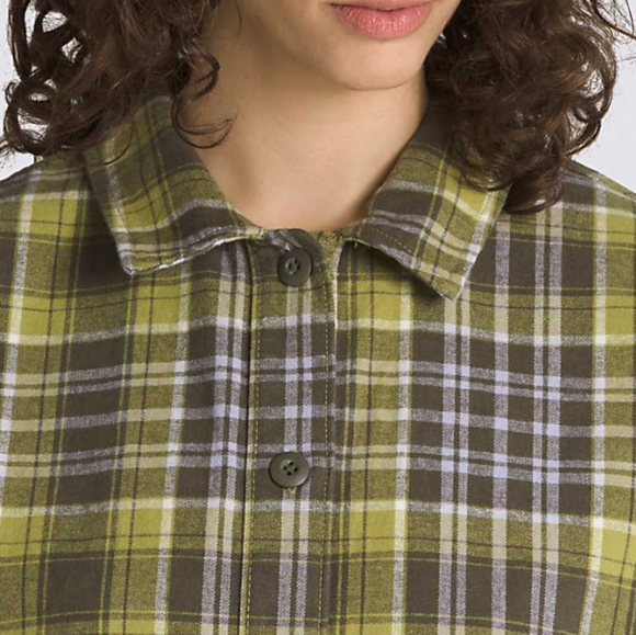 VANS NEW Roadside Flannel Shacket - Picture 4 of 12